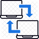 Partage de données  Icône