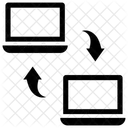 Transformation Des Donnees Synchronisation Des Donnees Partage De Donnees Icône