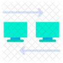 Transfert De Donnees Ordinateurs Donnees Icône