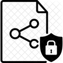 Partage De Fichiers Securite Cryptage Confidentialite Icône