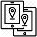 Mesures De Distance Cosmologie Physique Distance De Deplacement Icône