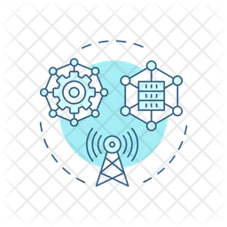 Partage du réseau central  Icône