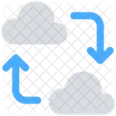 Cloud Informatique Partage Icône