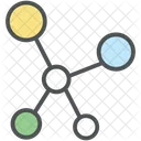 Partager Molecule Atome Icône