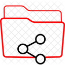 Partager Un Dossier Distribuer Dossier Icône