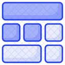 Parte Site Wireframe Ícone