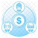 Accionistas Accionistas Inversor Financiero Icono