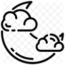 Partial Clouds Night Icon