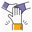 Participation Team Hand Icon