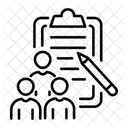 Participation List Checklist Manage Icon