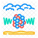 Particules Air Radioactifs Icône
