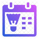 Partida de badminton  Ícone