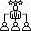 Partie Prenante Organisation Structure Icône