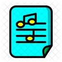 Partitura musical  Icono