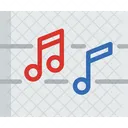 Partitur Musiknote Musikmelodie Symbol