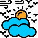 Partly Cloudy Partially Cloudy Scattered Clouds Icône