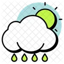 Partly Cloudy Weather Forecast Icon