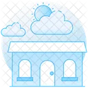Cloudy Weather Increasing Clouds Weather Forecast Icon