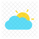Partly Cloudy Weather Forecast Icon