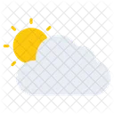 Weather Partly Cloudy Cloudy Day Icon