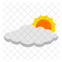 Partly Cloudy Cloudy Day Forecast Icon