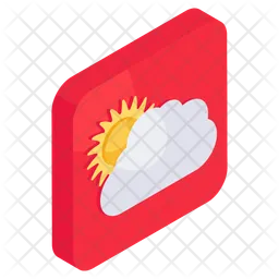 Partly Cloudy Day  Icon