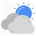 Partly Cloudy Day Weather Forecast Overcast Icon