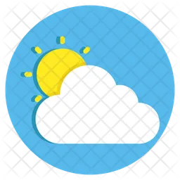 Partly cloudy day  Icon