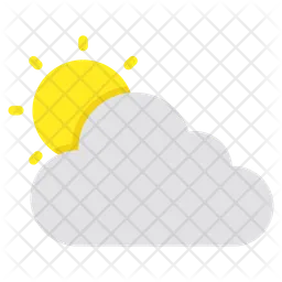 Partly cloudy day  Icon