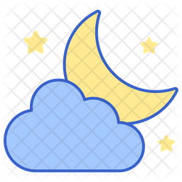 Partly Cloudy Night Icon