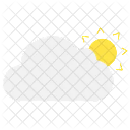 Partly cloudy weather  Icon