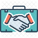 Partner Briefcase Business Icon