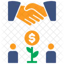 Partner Partnership Handshake Business And Finance Benefits Capitalist Investment 아이콘