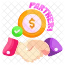 Partners Business Handshake Business Handclasp Icon