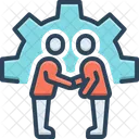 Partnerschaft  Symbol