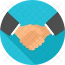 Partnership Agreement Business Deal Icon