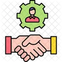 Partnership Teamwork Deal Icon