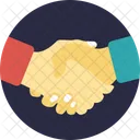 Partner Businessmen Deal Icon