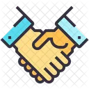 Partnership Deal Handshake Icon