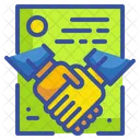 Partnership Contract Agreement Icon