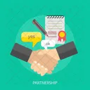 Partnership Teamwork Business Icon