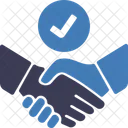 Partnership Deal Contract Icon