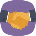 Partner Businessmen Deal Icon