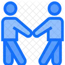 Business People Partnership Deal Icon