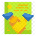 Partnership Contract Agreement Icon