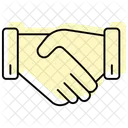 Partnership Icon Color Shadow Thinline Icon アイコン