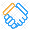 Partnership Hand Gesture Teamwork Icon