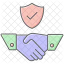 Partnership Trust Lineal Color Icon Icon