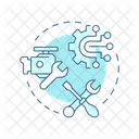 Parts Service Repair Icon