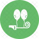 Balloons Party Blower Icon